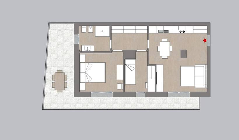 Location de vacances pour 2 personnes, avec terrasse à Misano Adriatico - 4