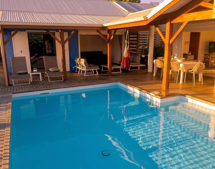 Appartement de vacances pour 4 personnes, avec jardin ainsi que terrasse et piscine - 1