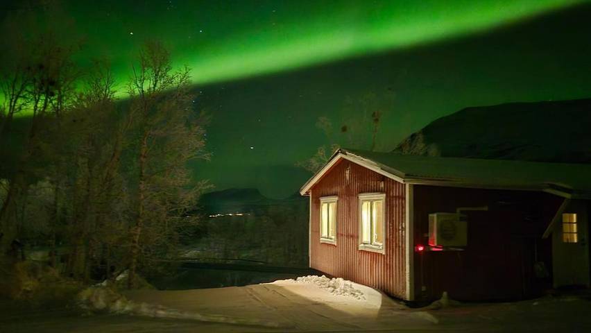 Ferienhaus für 4 Personen, mit Terrasse und Ausblick in Lappland (Schweden) - 2