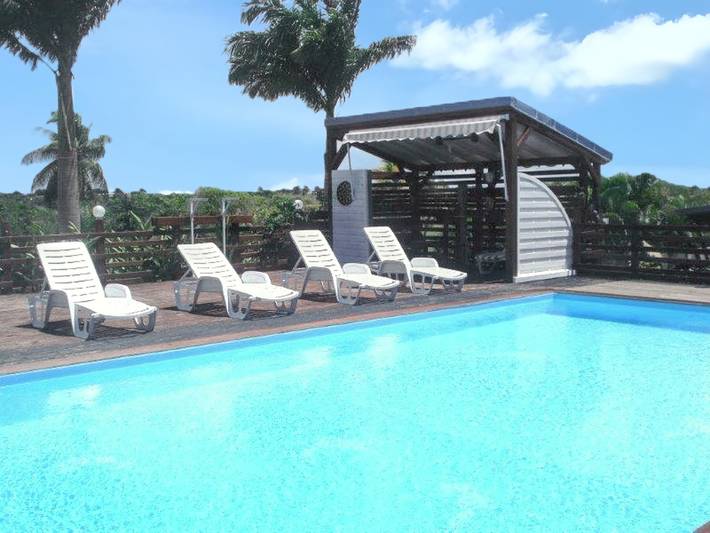 Maison de vacances pour 6 personnes, avec terrasse et piscine