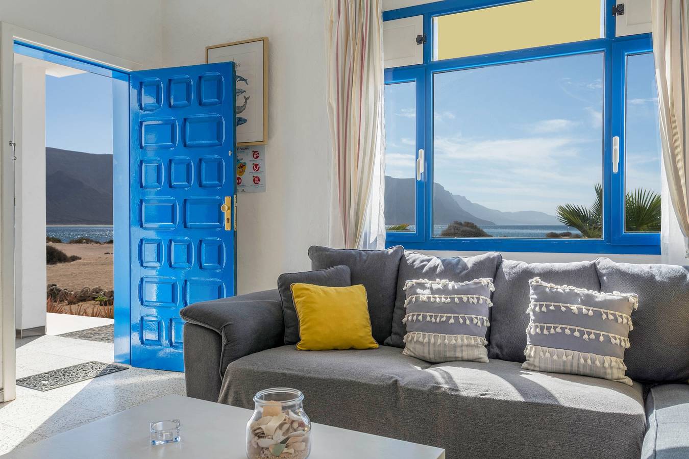 Casa de vacaciones "El Graciosero" cerca de la playa con vistas al mar, Wi-Fi y terraza in La Graciosa, Parque Natural Archipiélago Chinijo