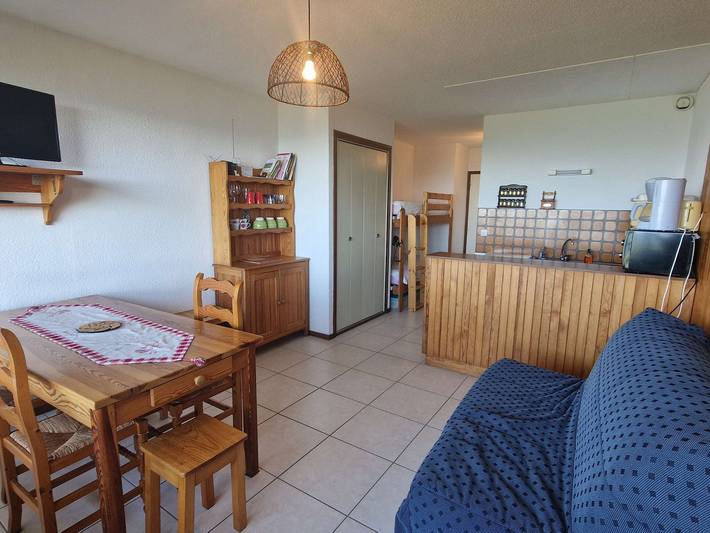 Studio pour 4 personnes, avec Terrasse et Vue