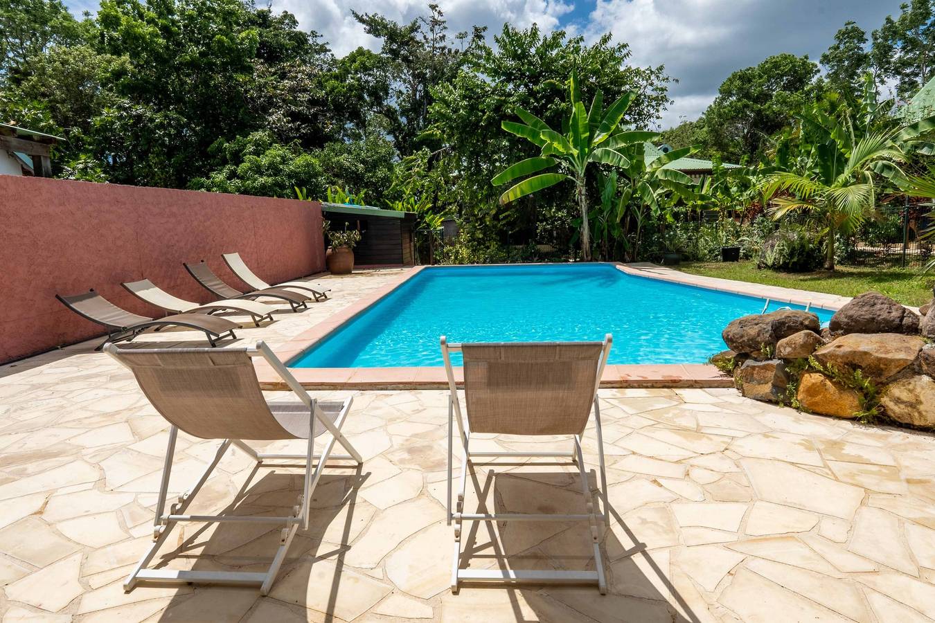 Gite avec piscine à 900m de la plage pour 2 pers. in Sainte-Rose, Guadeloupe