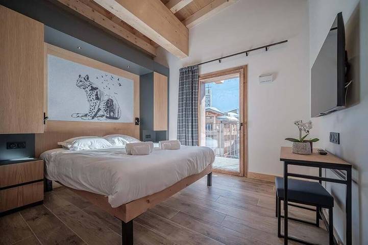 Gîte pour 16 personnes, avec Balcon et Jacuzzi ainsi que Piscine et Sauna dans Office De Tourisme De Tignes Le Lac - 4