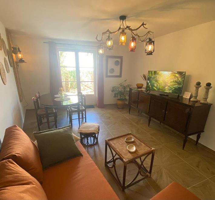 Appartement de vacances pour 6 personnes, avec jardin et terrasse