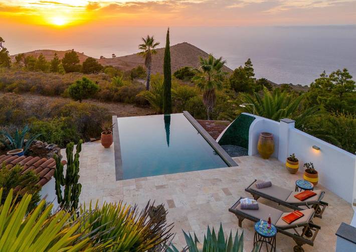 Casa rural para 2 personas, con jardín y terraza en Puntagorda