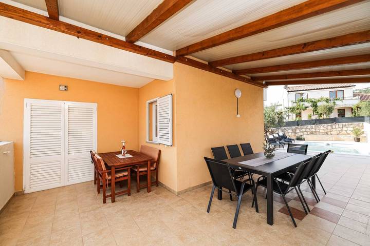 Ferienhaus für 10 Personen, mit Garten und Meerblick in Maslenica - 3