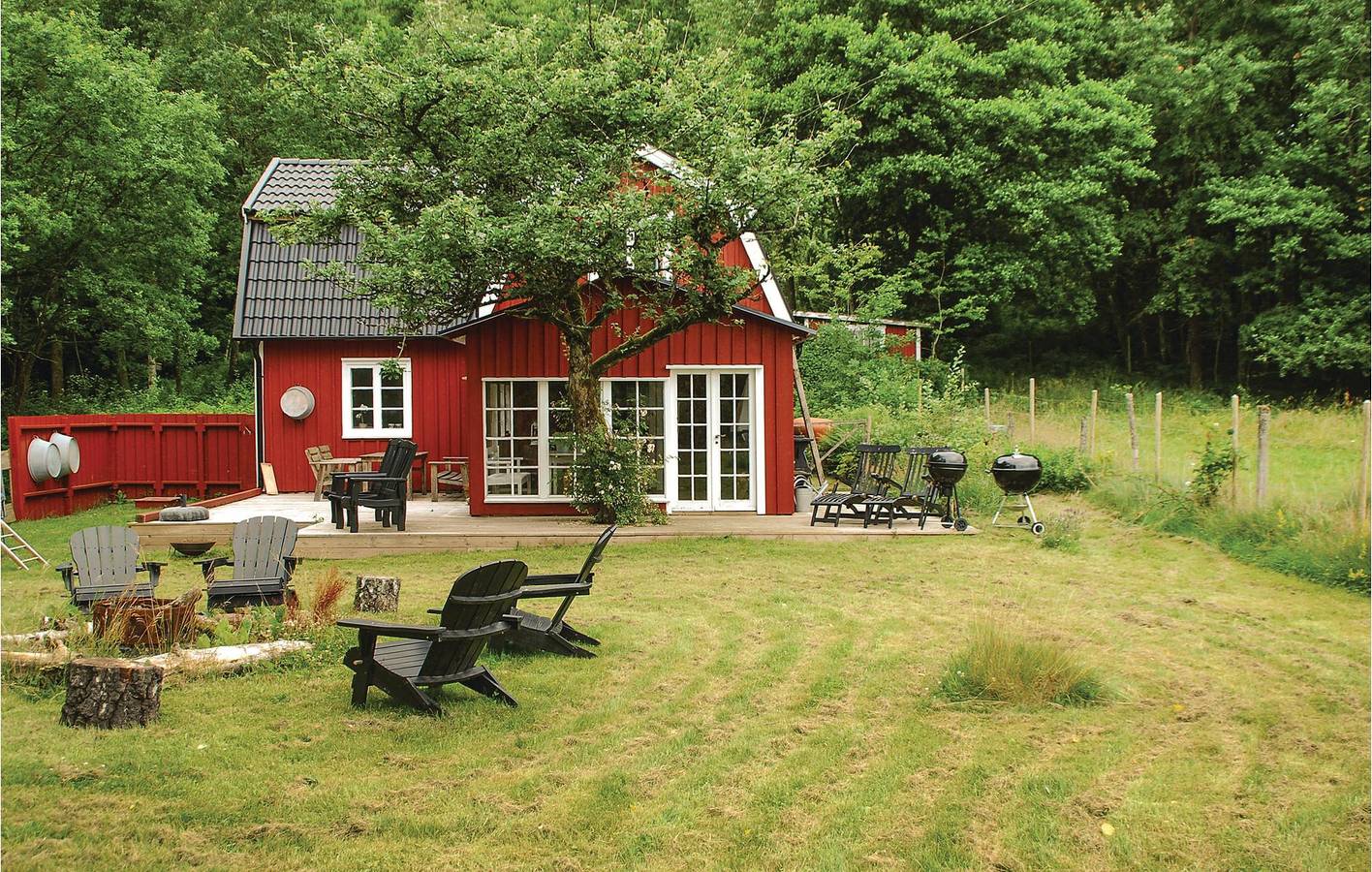 Ferienhaus für 8 Personen mit Garten in Vallen, Västergötland