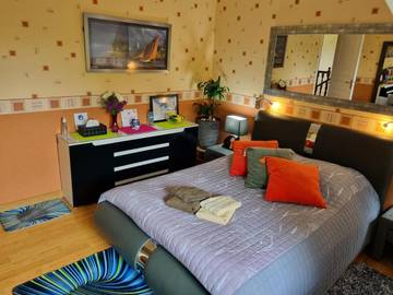 Chambre d’hôte pour 2 personnes, avec vue ainsi que terrasse et jardin à Douarnenez