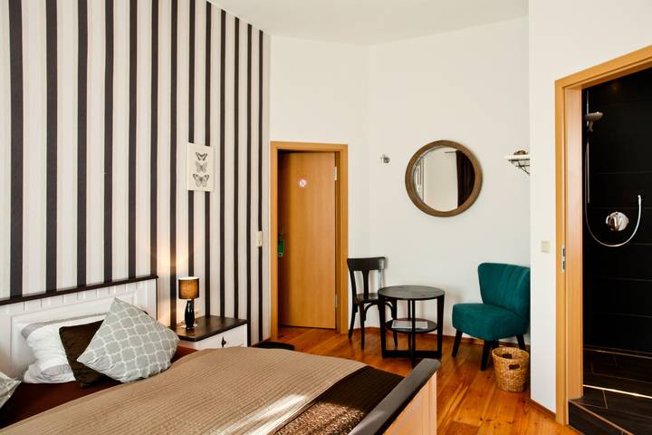 Pension Oberhof 810m - Doppelzimmer in Oberhof, Rennsteig