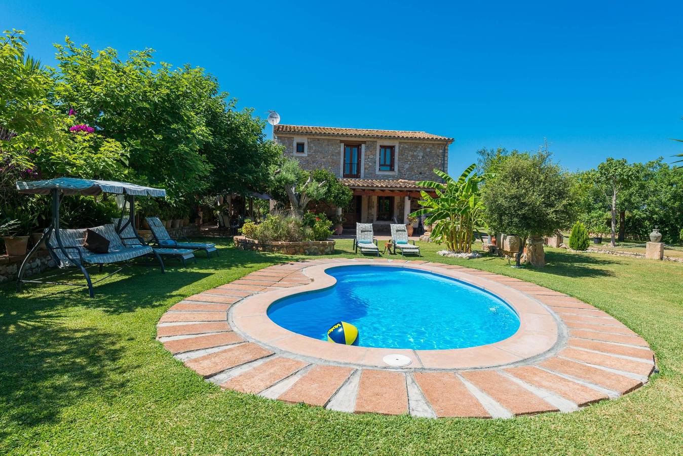 Finca Can Diego - Ferienhaus mit privaten Pool in Inca. Wifi gratis in Inca, Mallorca Inselmitte