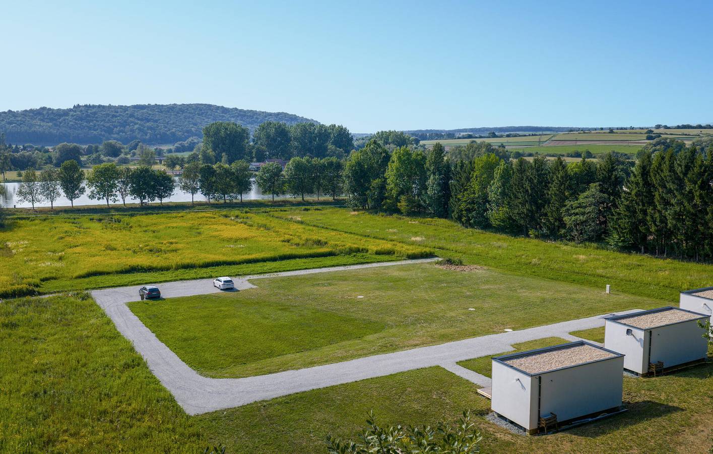 Wohnwagen für 4 Personen mit Terrasse in Südburgenland
