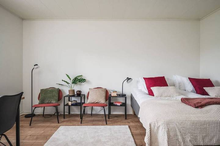 Ganze Wohnung, Cozy & Bright Studio in Peaceful Horndal in Dalarna