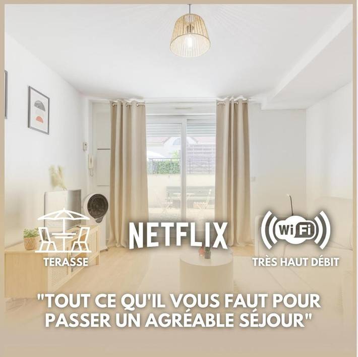 Appartement de vacances pour 2 personnes, avec Terrasse à Nanterre