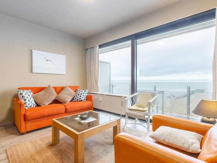 Gîte pour 4 personnes, avec balcon/terrasse et terrasse, animaux acceptés à Middelkerke