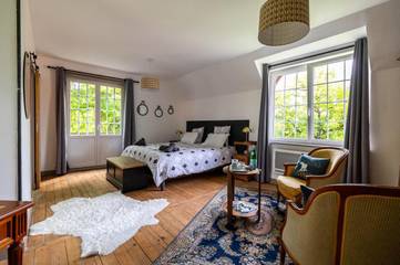 Chambre d’hôte pour 2 personnes, avec jardin ainsi que terrasse et vue dans Argœuves