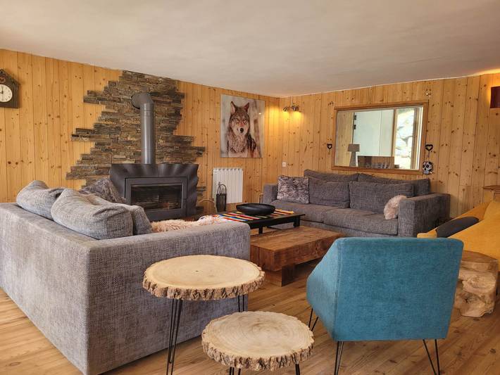 Maison pour 16 personnes, avec sauna et balcon à Pra-Loup