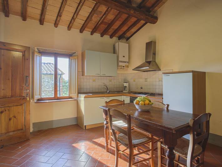 Gîte pour 4 personnes, avec jardin ainsi que terrasse et vue, animaux acceptés dans Tavarnelle - 4