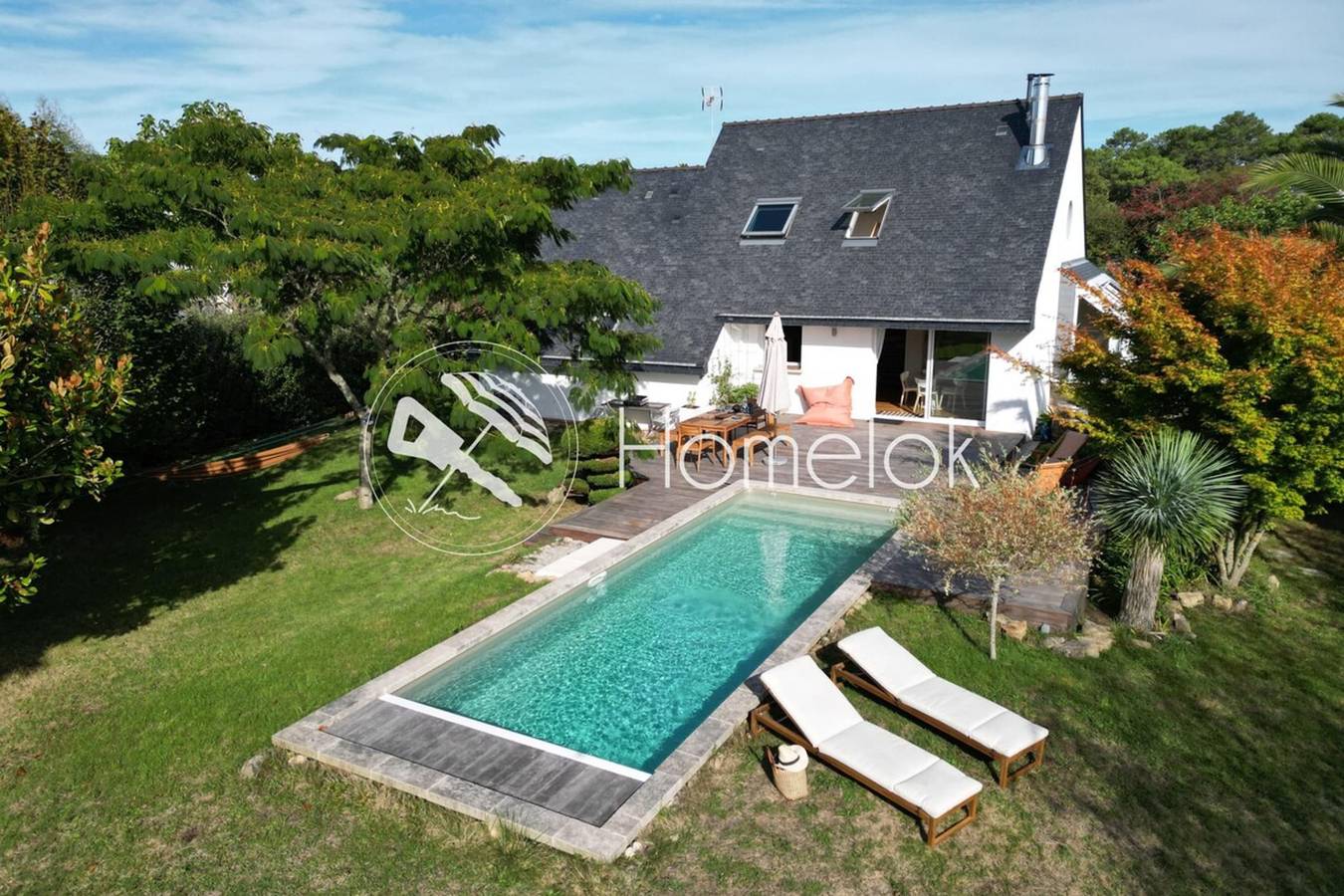 Villa avec piscine - calme absolu 5 min des plages in Erdeven, Côte des Mégalithes