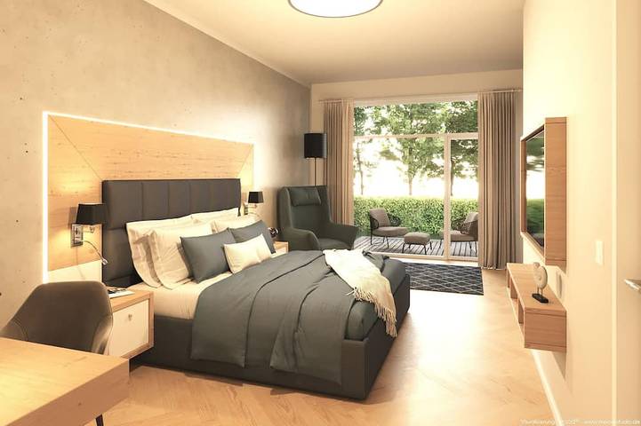 Ferienhaus für 4 Personen, mit Garten