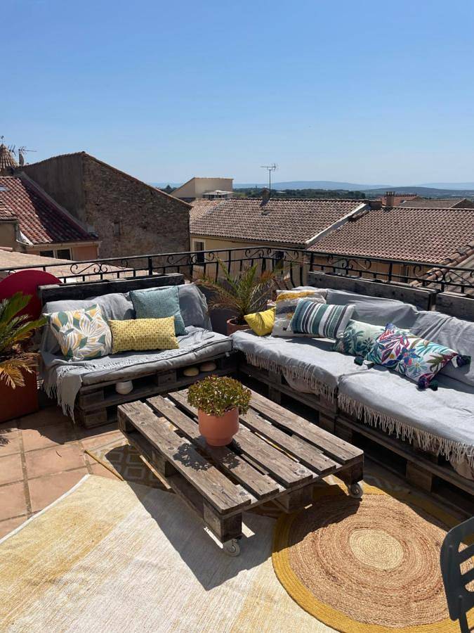 Maison de vacances pour 4 personnes, avec terrasse et vue