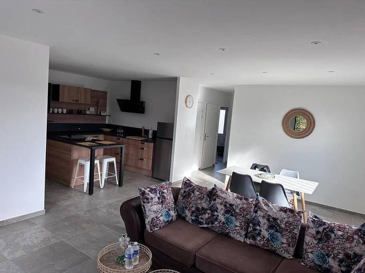 Appartement de vacances pour 4 personnes, avec jardin