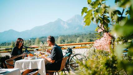 Hütte für 2 Personen, mit Ausblick und Terrasse sowie Garten in Kärnten