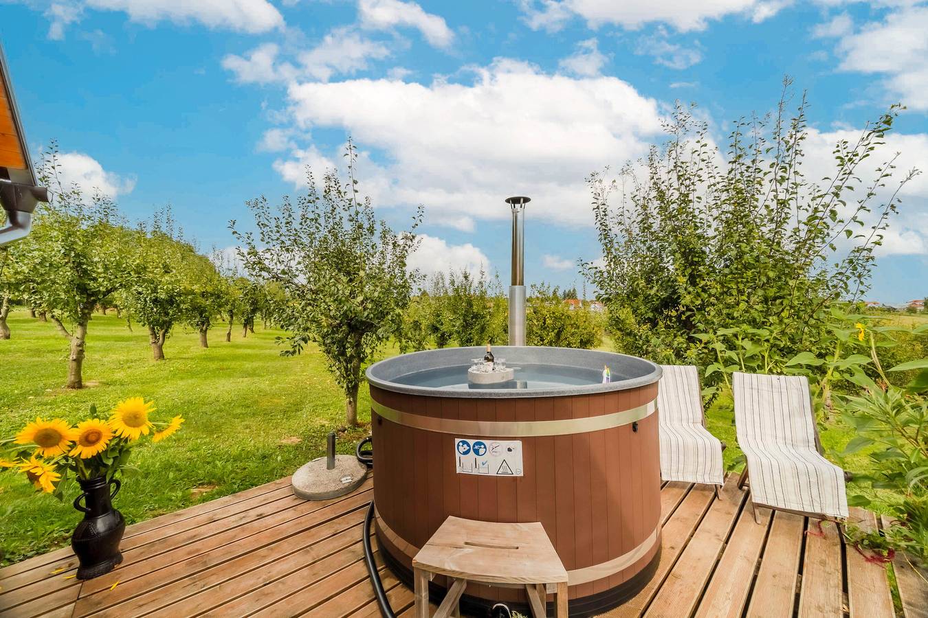 Eco House Lina With Hot Tub and Sauna in Općina Sveti Juraj na Bregu, Medimurje