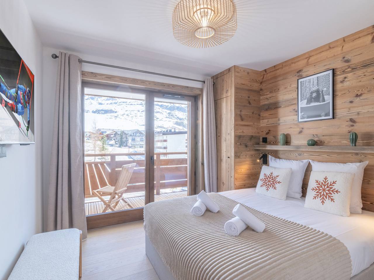Appartement entier, Élégant appartement retour skis aux pieds - 6 pers. in Huez, Parc national des Écrins