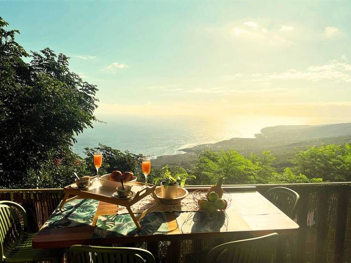 Bungalow pour 4 personnes, avec piscine et terrasse sur l' Île de la Réunion