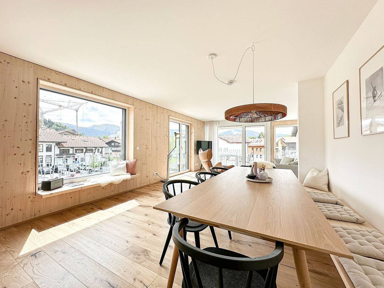 Geheel appartement, Vakantieappartement voor 8 personen met balkon in Oberstaufen, Zwaben (Bayern)