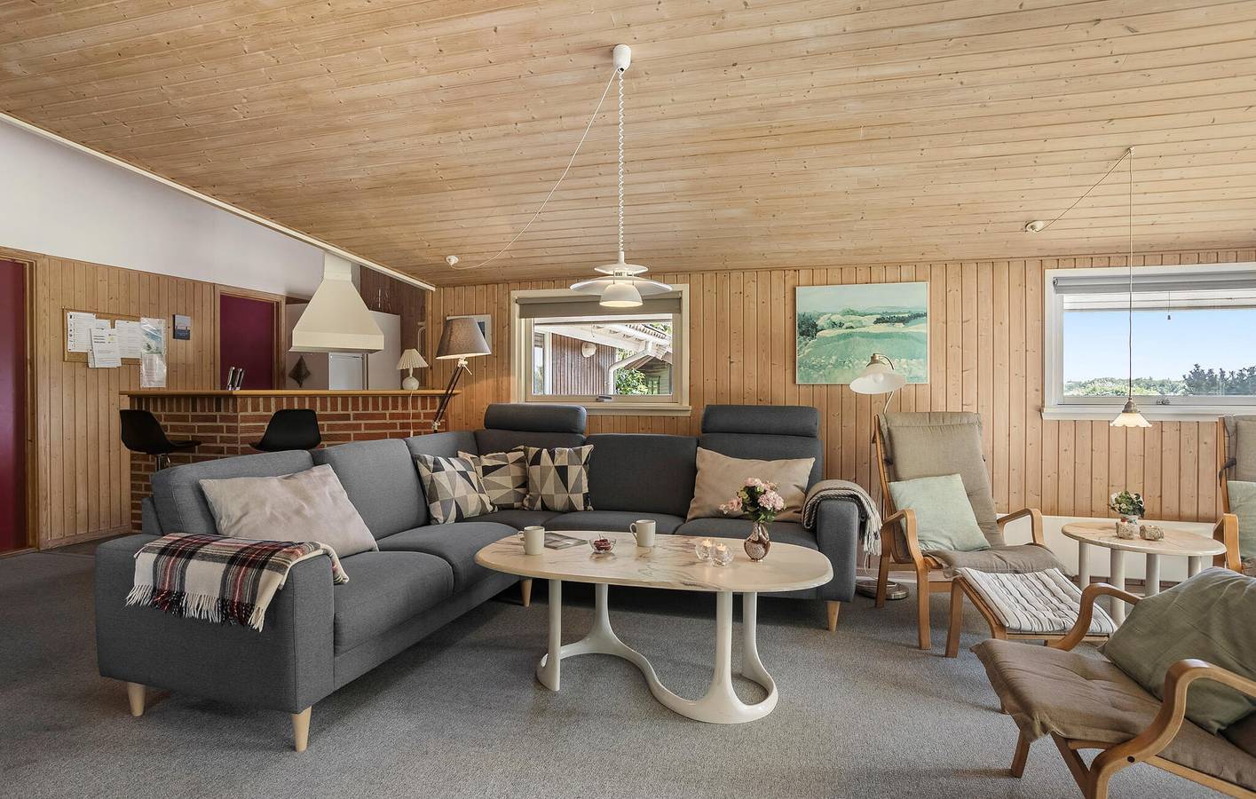 Feriehus for 10 personer med have in Humble, Langeland