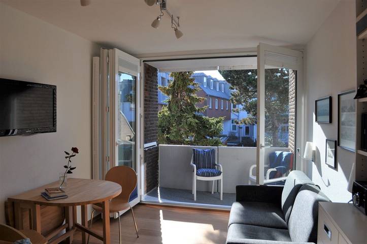 Ferienwohnung für 2 Personen, mit Balkon auf Norderney