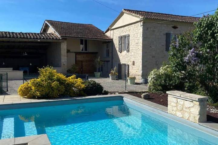 Maison de vacances pour 4 personnes, avec jardin et piscine