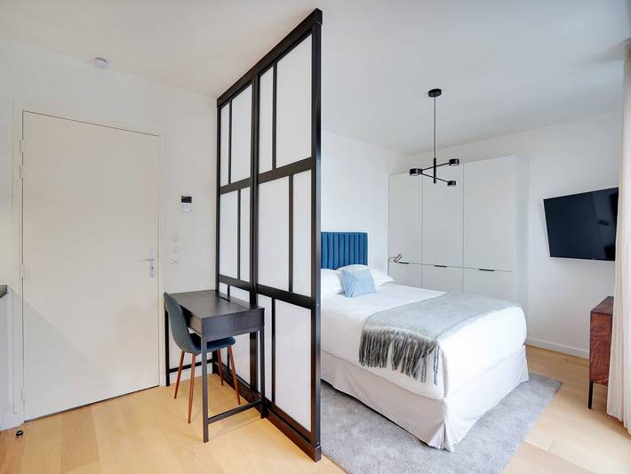 Gîte pour 2 personnes, avec Balcon/Terrasse à Levallois-Perret