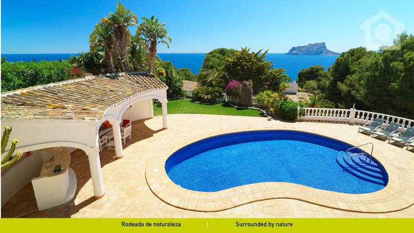 Casa rural para 10 personas, con Balcón además de Terraza y Jardín en Teulada