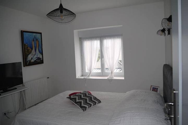 House on enclosed land of 1100 m2, 200 m from the beach Correjou dog accepted in Plouguerneau, Brest region
