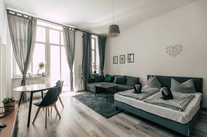 Ferienwohnung für 4 Personen, mit Balkon, mit Haustier in Leipzig