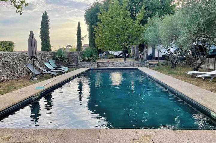 Maison de vacances pour 12 personnes, avec Jardin