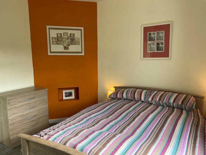 Appartement de vacances pour 4 personnes, avec vue ainsi que terrasse et jardin