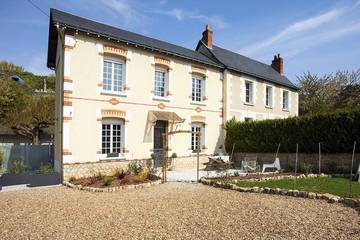 Maison de vacances pour 4 personnes, avec jardin et terrasse à Vouvray