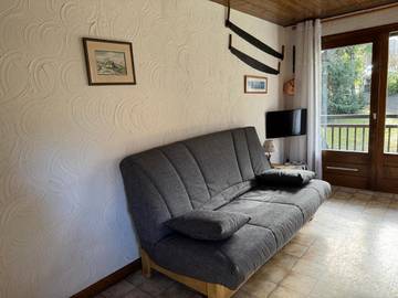 Chalet pour 4 personnes, avec terrasse et vue, animaux acceptés à Combloux