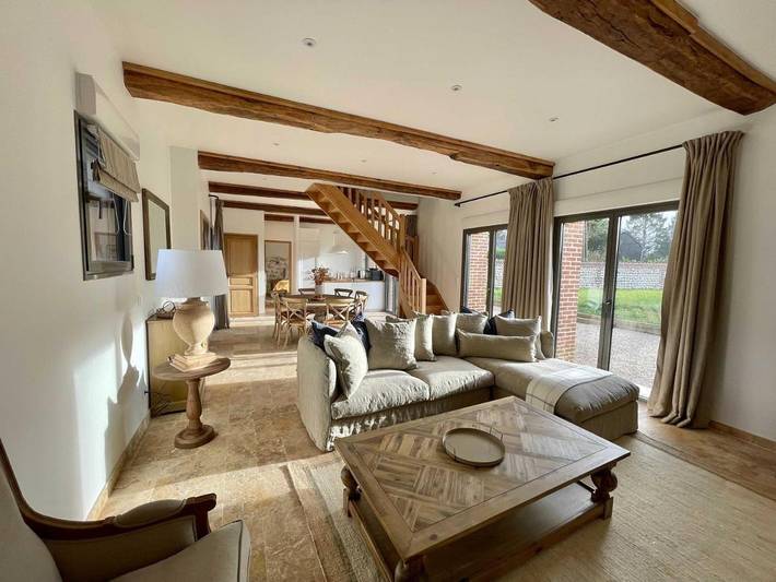 Maison de vacances pour 8 personnes, avec Terrasse ainsi que Jardin et Piscine
