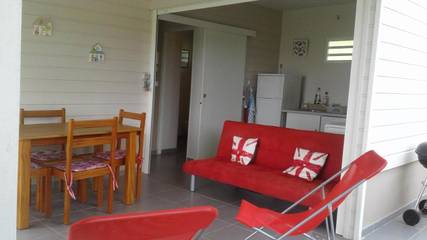 Maison de vacances pour 3 personnes, avec vue et jardin en Martinique