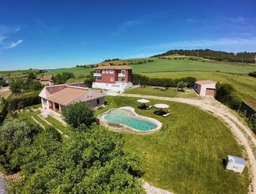 Chalet para 7 personas, con piscina además de vistas y jardín en Provincia de Valladolid