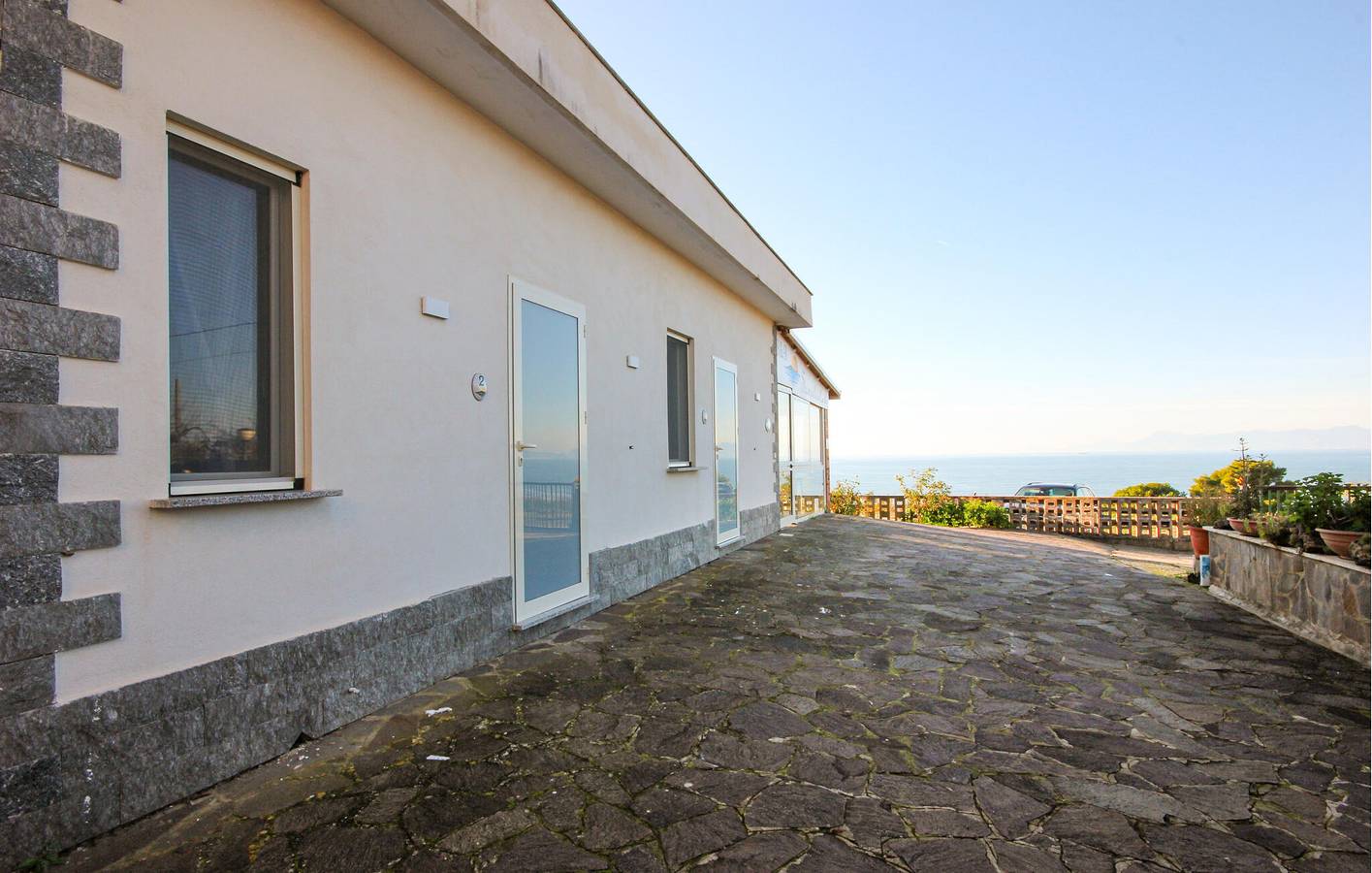 Apartment mit Meerblick, Pool und WLAN, 300 m vom Strand entfernt in Cilento