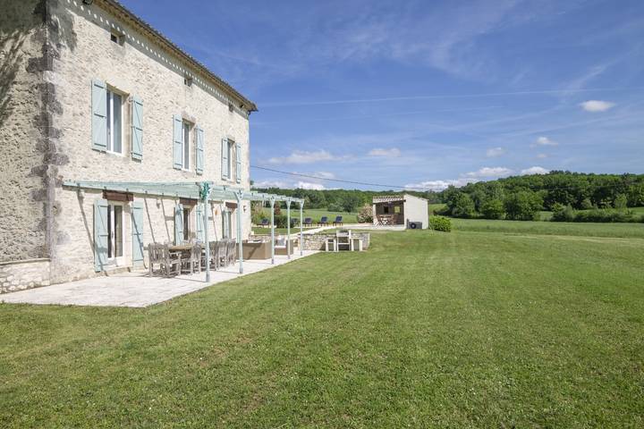 Villa Moundo (10p) with pool nearby Monflanquin in La Sauvetat-sur-Lède, Región de Villeneuve-sur-Lot