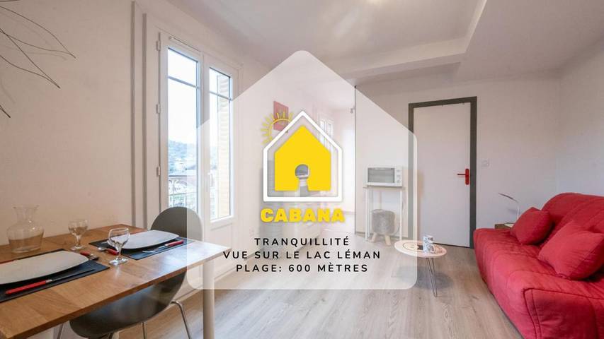 Appartement de vacances pour 2 personnes, avec vue sur le lac