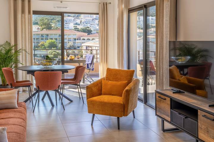 Appartement de vacances pour 2 personnes, avec Balcon à L'Île-Rousse
