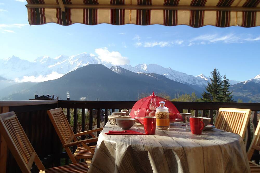 Gite Avec Sauna Vue Magnifique Sur Le  Mont Blanc + L'Aiguille Midi. in Plateau d'Assy, Passy